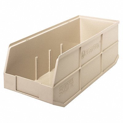 QUANTUM STORAGE SYSTEMS SSB483IV G7051 Shelf Bin Ivory Polypropylene 7 in