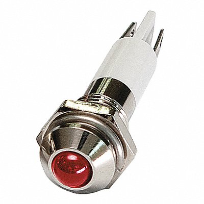 GRAINGER 24M048 Raised Panel Light Red 110 V AC