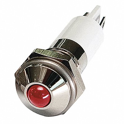 GRAINGER 24M081 Raised Panel Light Red 110 V AC