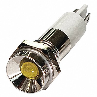 GRAINGER 24M085 Protruding Panel Light Yellow 12 V DC
