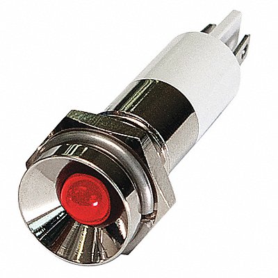 GRAINGER 24M090 Protruding Panel Light Red 110 V AC