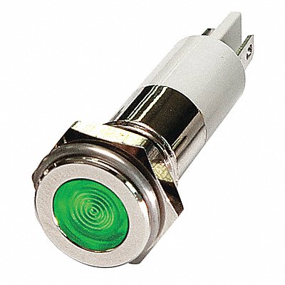 GRAINGER 24M101 Flush Panel Light Green 24 V DC