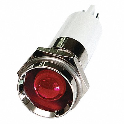 GRAINGER 24M124 Protruding Panel Light Red 110 V AC