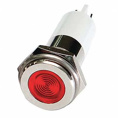 GRAINGER 24M137 Flush Panel Light Red 110 V AC