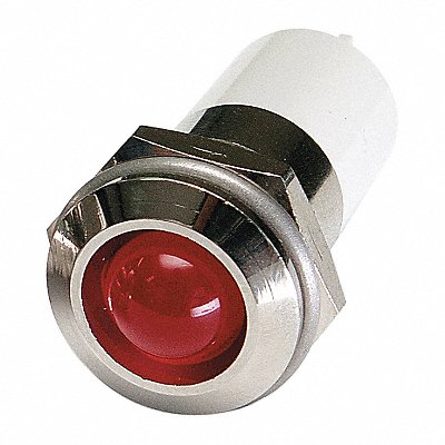 GRAINGER 24M151 Raised Panel Light Red 110 V AC