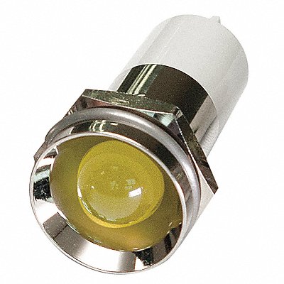 GRAINGER 24M161 Protruding Panel Light Yellow 110 V AC