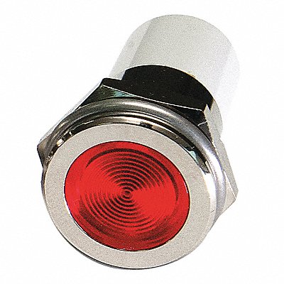GRAINGER 24M168 Flush Panel Light Red 24 V DC