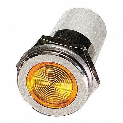 GRAINGER 24M174 Flush Panel Light Yellow 110 V AC