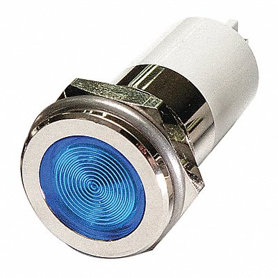 GRAINGER 24M176 Flush Panel Light Blue 110 V AC