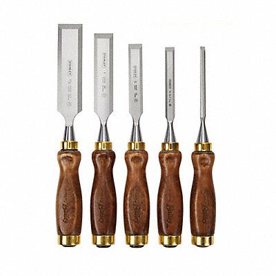 STANLEY 16401 Bailey Chisel Set 1/4 to 1-1/4 In 5 Pc