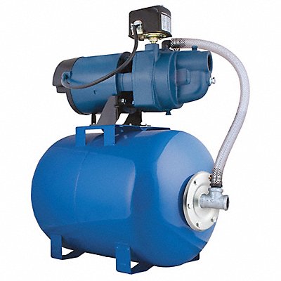 FLINT WALLING EK05SAT25H Well Jet Pump System 1/2 HP 8.5 gal tank
