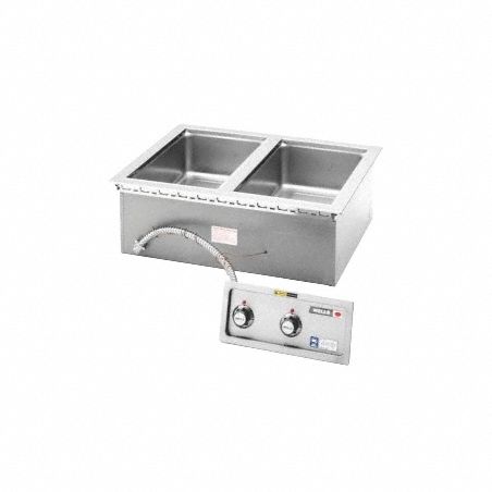 WELLS MANUFACTURING MOD200TDM Built-in Food Warmer Double Well