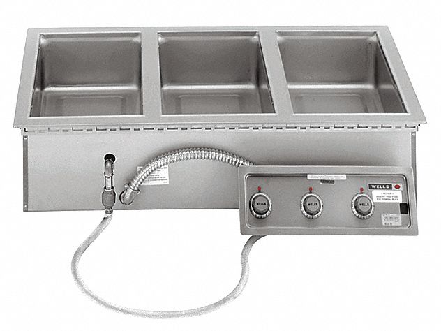 WELLS MANUFACTURING MOD300TDM Built-in Food Warmer Triple Well