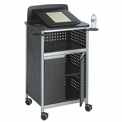 SAFCO 8922BL Lectern Steel Black 49-3/4x28-3/4x22