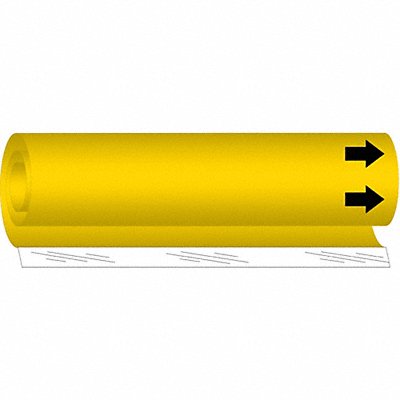 BRADY 5603I Pipe Marker 9 in H 8 in W