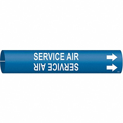 BRADY 4363A Pipe Marker Sodium Hydroxide 13/16in H