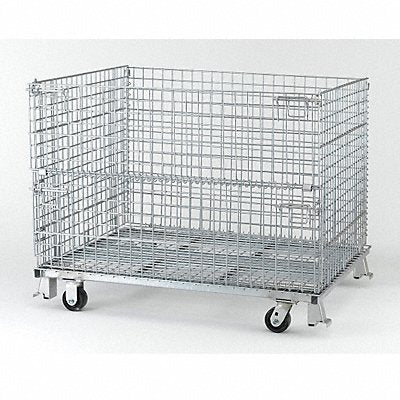 NASHVILLE WIRE C404836S4C Clps Bulk Ctr Silver Vented 40 in