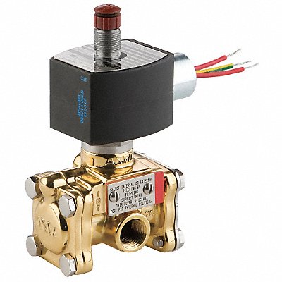 REDHAT 8316G0741206011050DA Solenoid Valve Brass NC Air Inert Gas