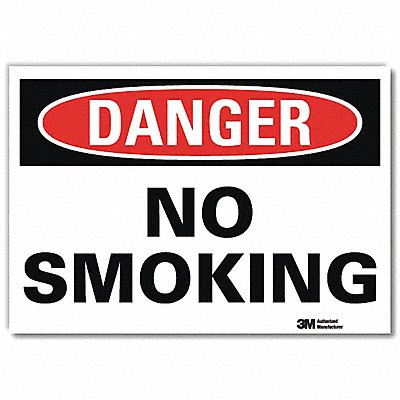 LYLE U11025RD10X7 Danger Sign 7inx10in Reflective Sheeting