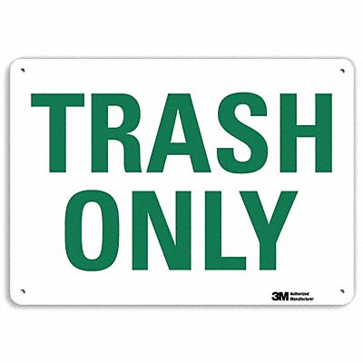 LYLE U11031NA14x10 Notice Sign 10 in x 14 in Aluminum