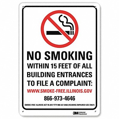 LYLE U11050NP10X14 Notice Sign 14 inx10 in Plastic