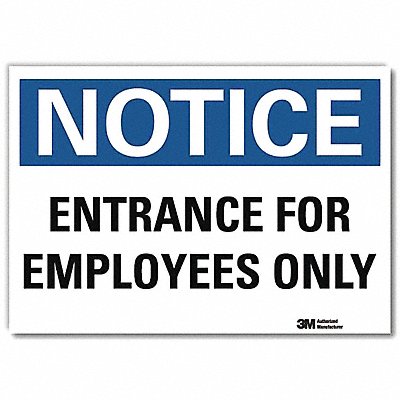 LYLE U11059RD10X14 Caution Sign 14x10in Reflective Sheeting
