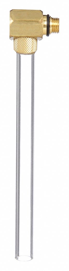 GRAINGER 21185R Level Indicator Assembly 6 in H Brass