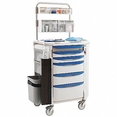 METRO FLANES1 Anesthesia Cart H 45-1/4 x W 32-1/4