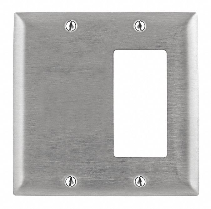 HUBBELL WIRING DEVICE-KELLEMS SS1426 Hubbel Ss1426 2Gang 1Blank 1Decora