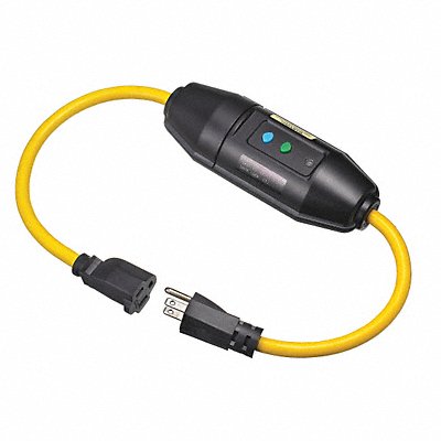 HUBBELL WIRING DEVICE-KELLEMS GFPILST15125M GFCI Line Cord 15A Single Tap