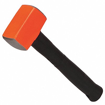 WESTWARD 24Z027 Sledge Hammer 4 lb 12 In Rubber/Steel