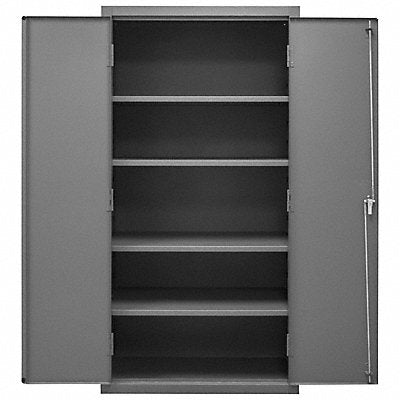 DURHAM MFG 25004S95 Storage Cabinet 84 x36 x24 Grey 4Shlv