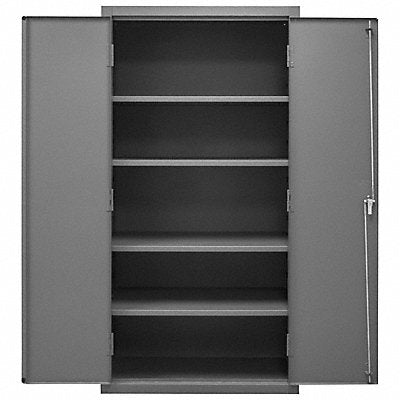 DURHAM MFG 25014S95 Storage Cabinet 72 x36 x24 Grey 4Shlv
