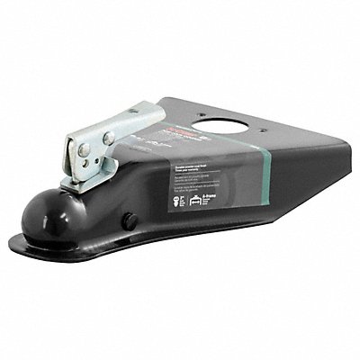 CURT 25210 Towing Coupler Black 14-3/8 in Overall L