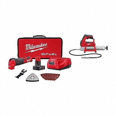 MILWAUKEE 252621XC244620 M12 FUEL Oscillating Kit+ M12 Grease Gun