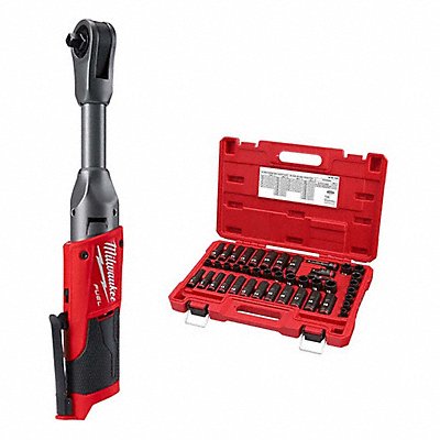 MILWAUKEE 25602049667009 M12 FUEL 3/8 Ratchet + 43PC Socket Set