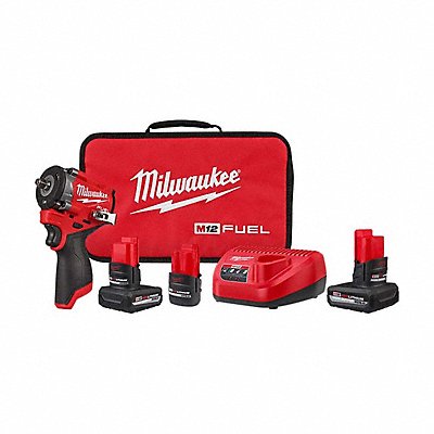 MILWAUKEE 25622248112450 M12 FUEL Impact Wrench + HO 5.0 Battery