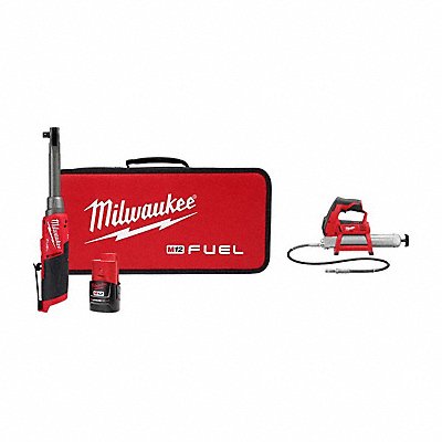 MILWAUKEE 256921244620 M12 FUEL Impact Wrench + M12 Grease Gun