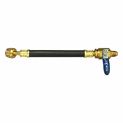 YELLOW JACKET 25802 BLACK 1/4 BALL VALVE HOSE