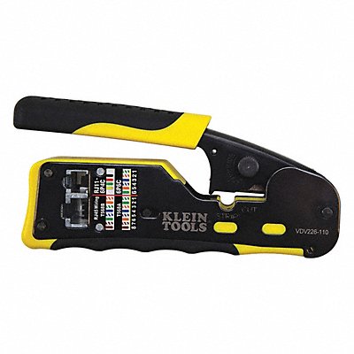 KLEIN TOOLS VDV226110 Ratchet Crimper Uninsulated 6-3/32 L