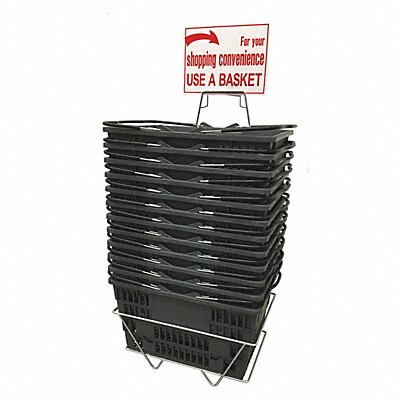 R.W. ROGERS COMPANY INC H2432015 Hand Basket Set Jumbo Grey