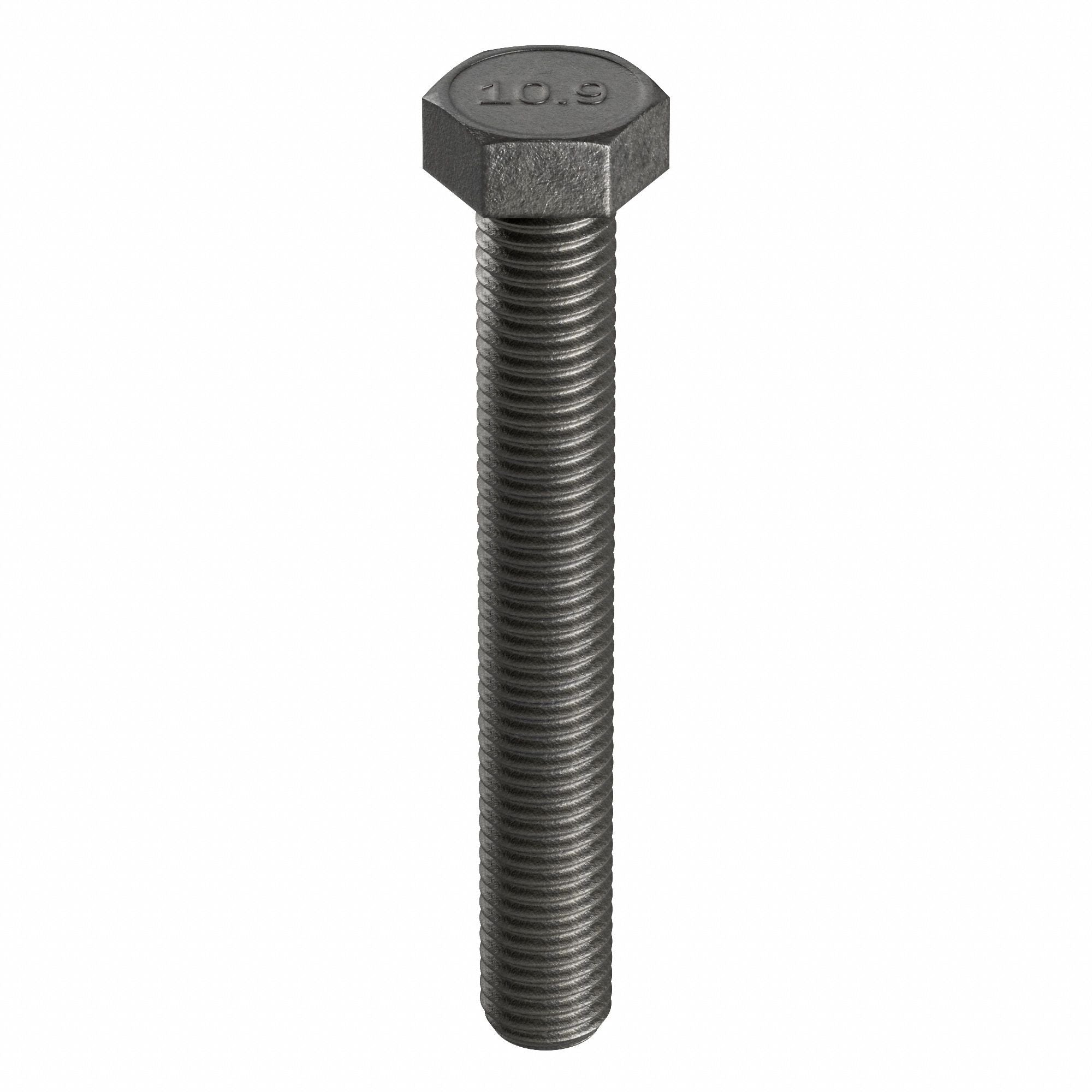 GRAINGER M041101400090 Hex Head Cap Screw St 10.9 90mm M14-2.00 25PK