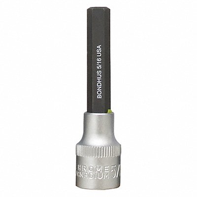 BONDHUS 43213 Prohold Hex Bit 2In 5/16In