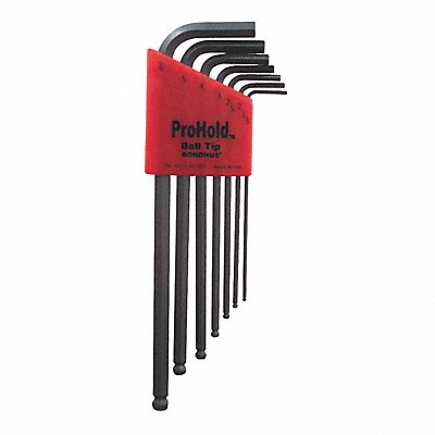 BONDHUS 74992 Set 7 Prohold Ball End L-Wrenches
