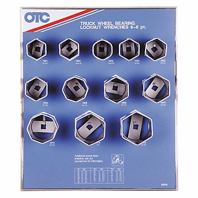 OTC 9852 Bearing Locknut Socket Display