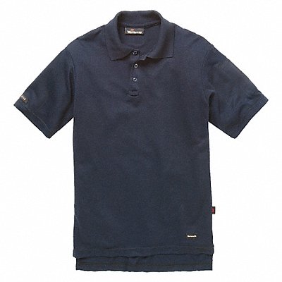 WORKRITE FT10NVXL00 FR Short Sleeve Shirt Navy XLT Button