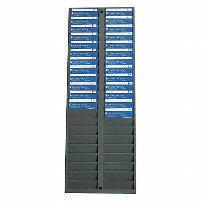 PYRAMID 5004 Employee ID and Badge Rack Grey