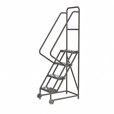 TRI-ARC KDTF104166 Tilt and Roll Ladder 4 Step Perforated