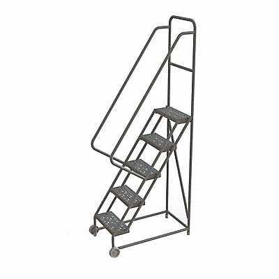 TRI-ARC KDTF105166 Tilt and Roll Ladder 5 Step Perforated