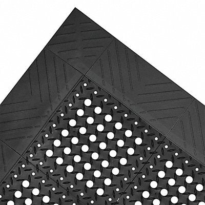 NOTRAX 620S4296BL Drainage Mat Black 3 ft 6 x8 ft